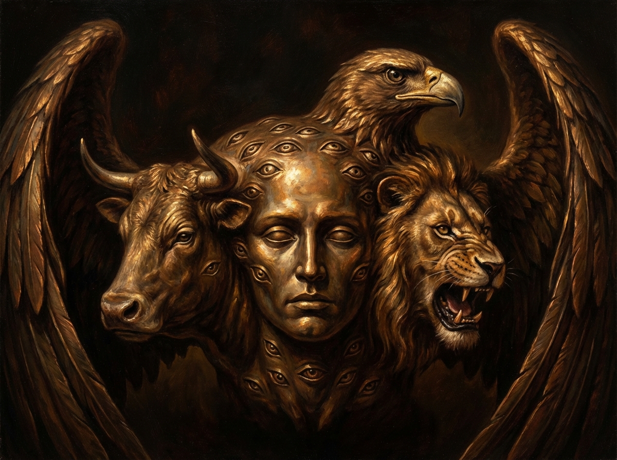 The four faces of a cherub